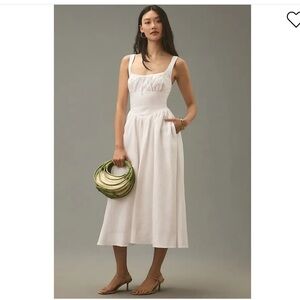 knee length dresses for ladies Lilly Pulitzer Dwyer Midi Dress Rousseau Pink Zen Garden main image 1